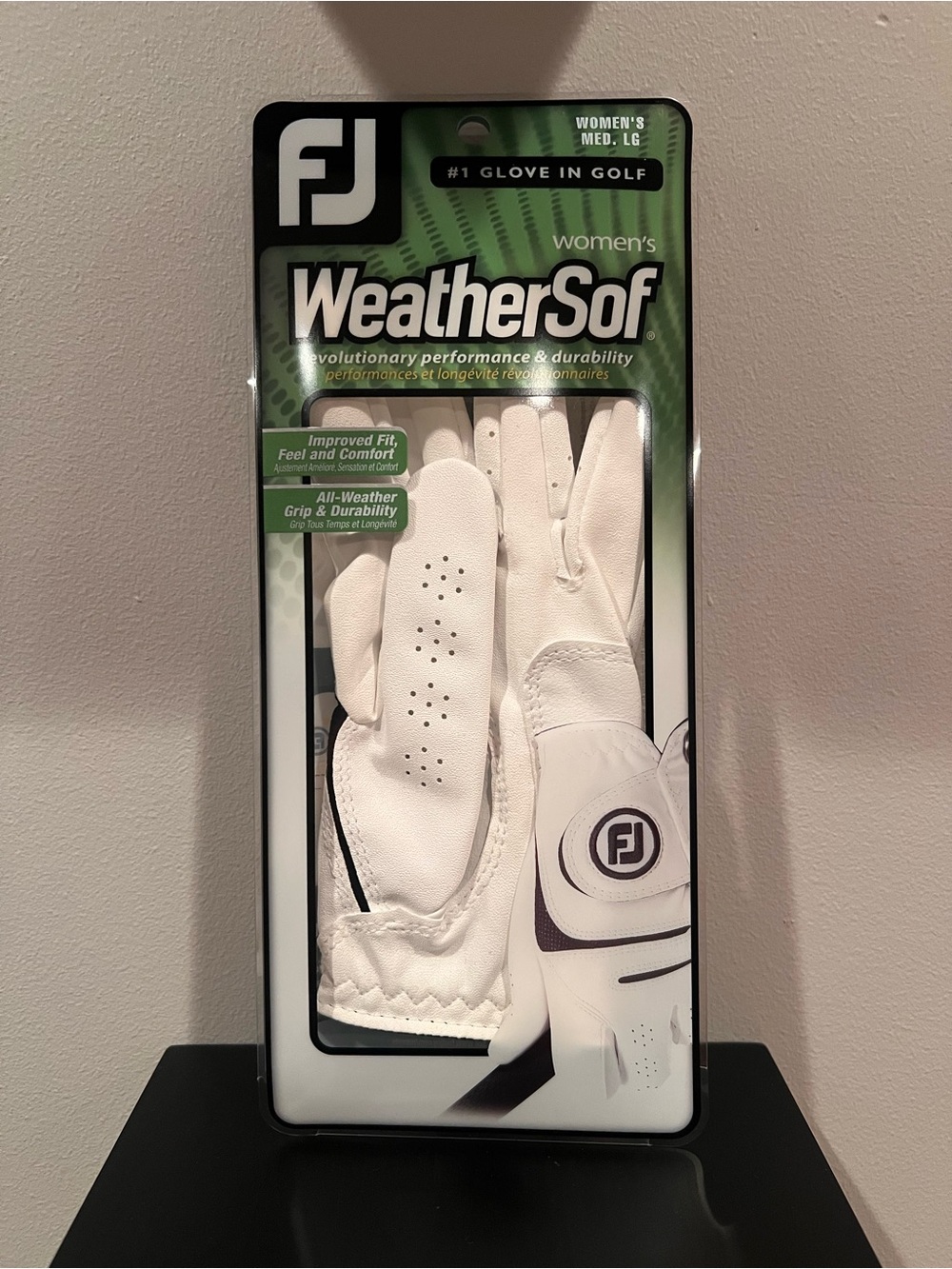 NEW FootJoy WeatherSof Women's Golf Glove Medium/Large (ML) Left Hand